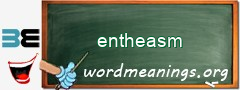 WordMeaning blackboard for entheasm